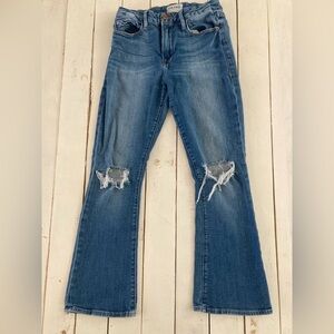 Frame Denim Women's Boot Cut Jeans - Distressed Blue